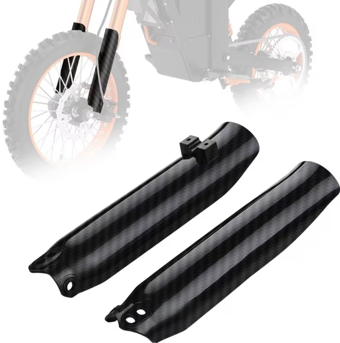 TUTTIO FRONT FORK CARBON FIBER GUARDS