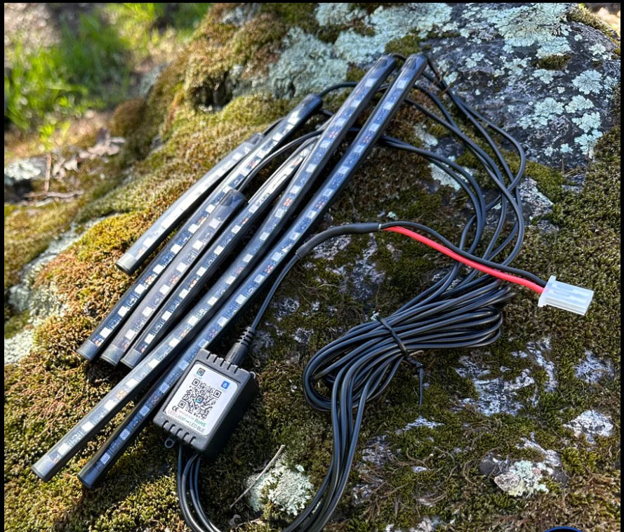 Universal 12V RGB LED Underglow Kit (Engineered for MotoTec & Custom E-Bikes)
