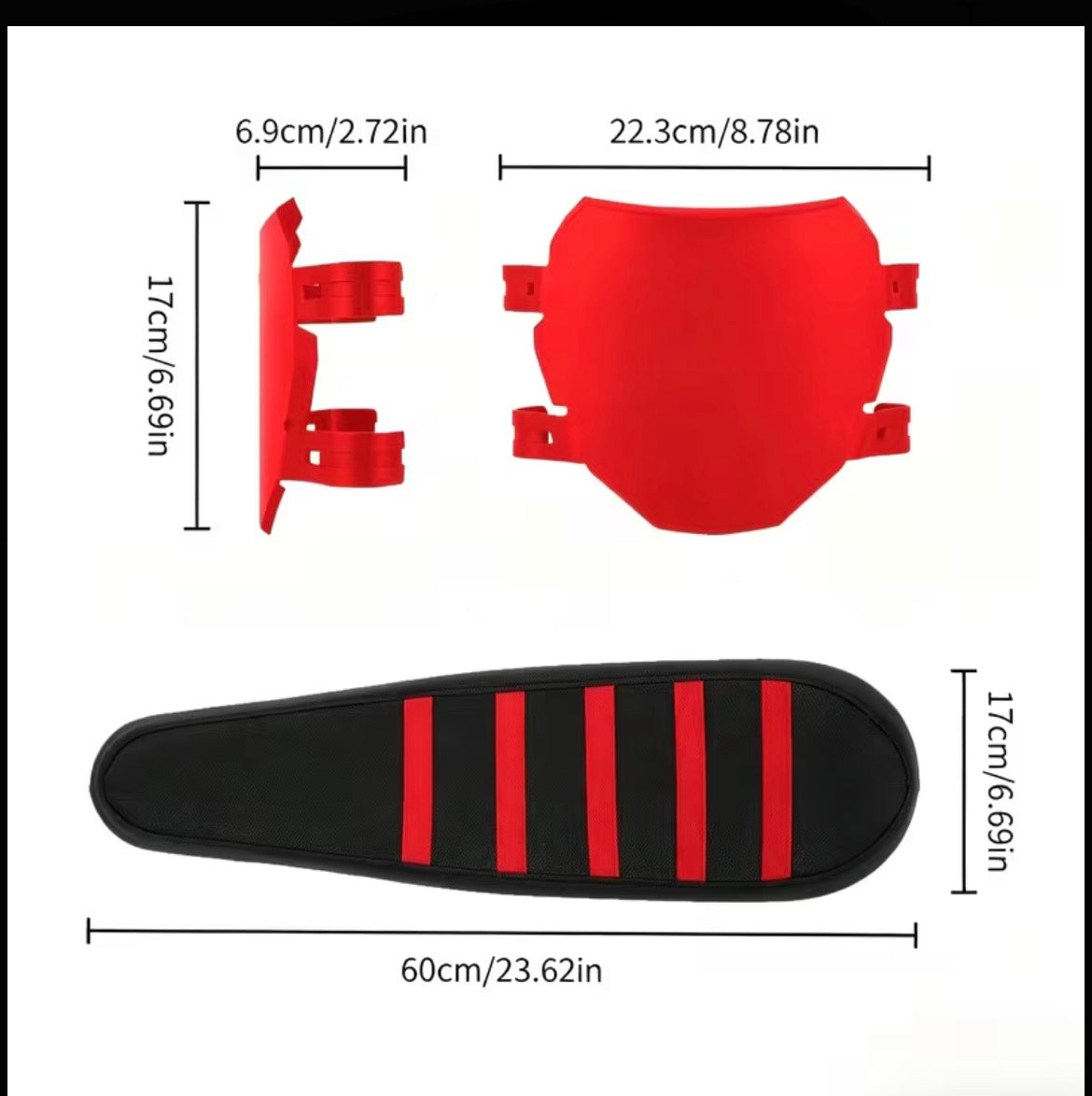Ridstar Q20 E-bike Front Number Plate And Comfort Seat
Cover