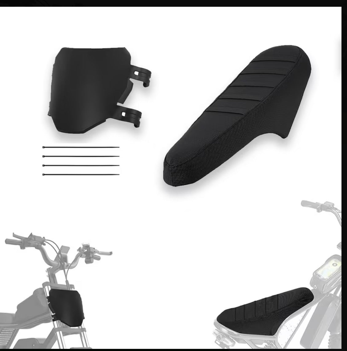 Ridstar Q20 E-bike Front Number Plate And Comfort Seat
Cover