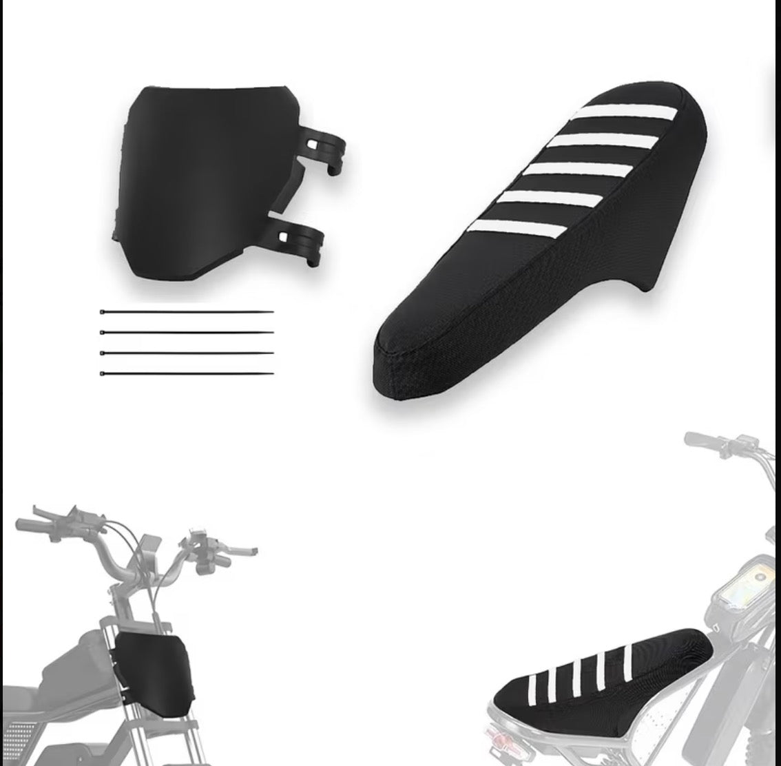 Ridstar Q20 E-bike Front Number Plate And Comfort Seat
Cover