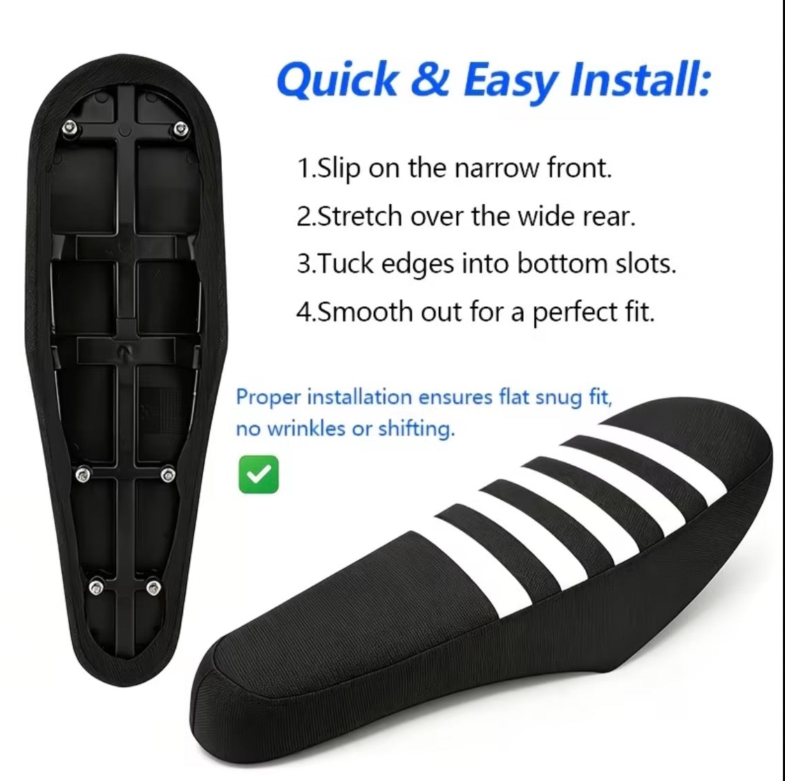 Ridstar Q20 E-bike Front Number Plate And Comfort Seat
Cover