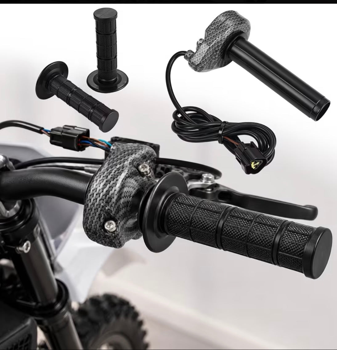 YOZMA IN10 CARBON FIBER SURRON THROTTLE AND OTHER EMOTO’S