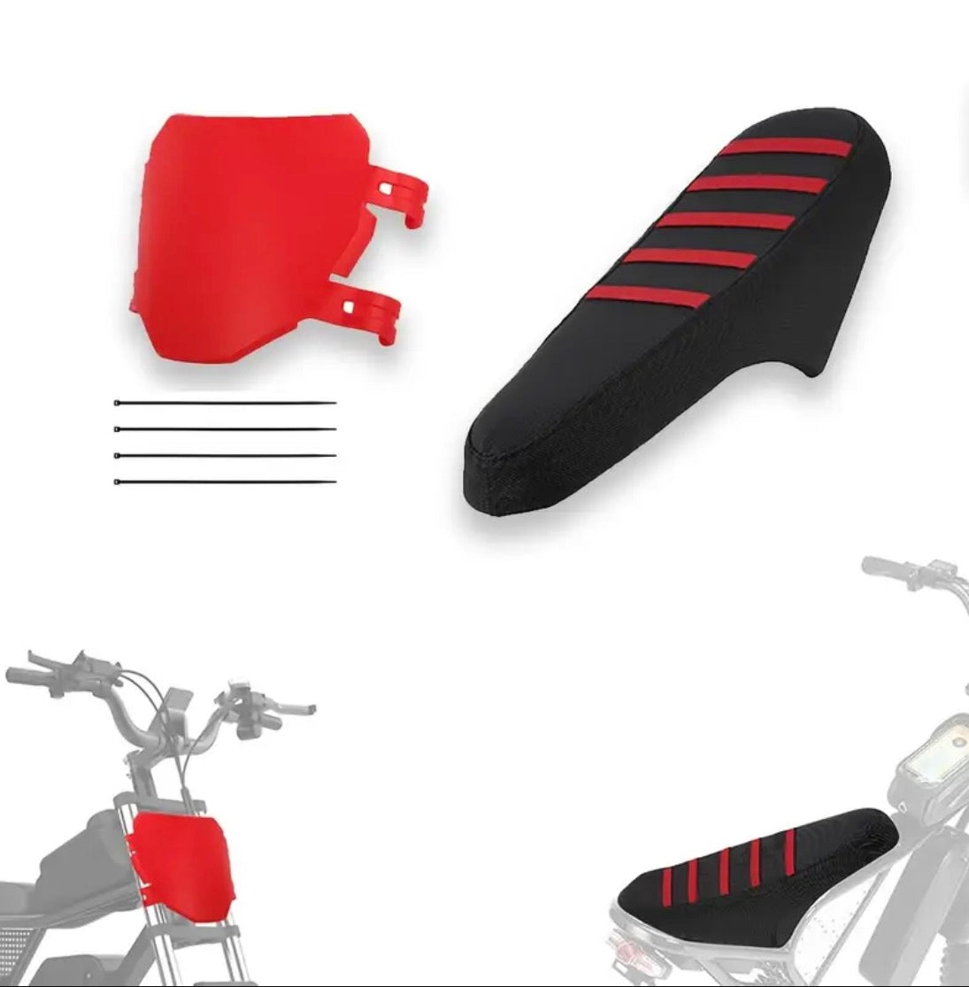 Ridstar Q20 E-bike Front Number Plate And Comfort Seat
Cover